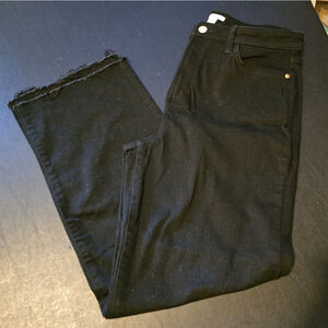 Women's Lauren Conrad Jeans, straight leg, frayed hems. Size 16